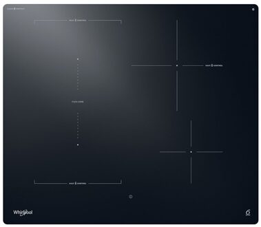WTX6014DCF Inductie kookplaat Zwart