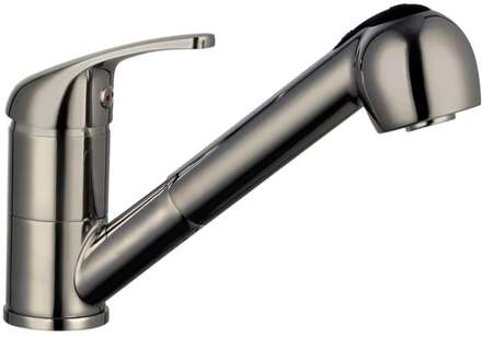 WÜRZBURG mengkraan keuken met uittrekbare sproeier | roestvrij staal-look - 86238 86238