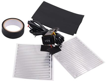 WUPP 1 Paar Motorfiets Stuur Elektrische Motorbike Verwarming Handvat Verwarmde Grips Handvat met Verstelbare Schakelaar Temperatuur