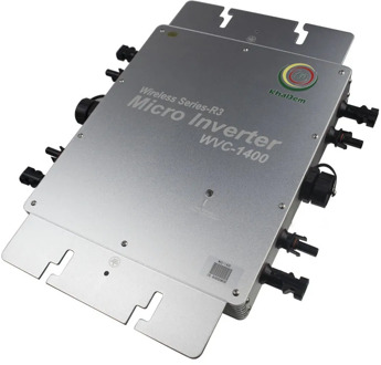 WVC1400 Micro Inversor Solar MPPT Microinverter grid Tie inverter 110V 220V IP65 regulador Solar 20-50VDC With Pure Sine Wave