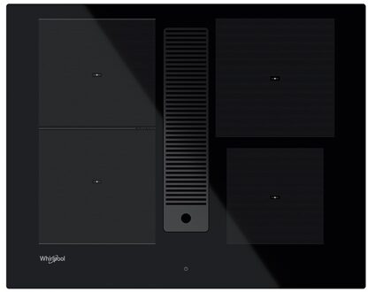 WVH 1065B Inductie kookplaat met afzuiging Zwart
