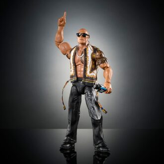 WWE Elite Series 115 The Rock Action Figure (6 )
