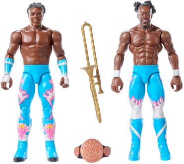 WWE Main Event Showdown 2-Pack Series 21 Kofi Kingston & Xavier Woods Action Figures (6 )