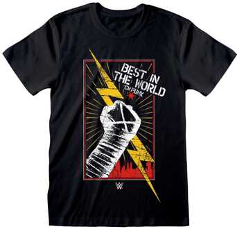 WWE T-Shirt CM Punk Black Size S