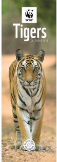 Wwf Tigers Slim Calendar 2025 - Calendars, Carousel