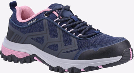 Wychwood Low Gerecycleerd Plastic+Synthetisch Pu Dames Navy/Roze Wandelschoenen - EU 36 / UK 3