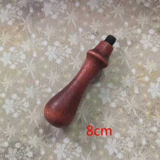 Wyse Lakzegel Postzegels Rose Bloem Sellos Sealling Wax Stempel Vervangbare Houten Handvat Voor Diy Weddiing Envelop Card Craft Gereedschap wood handvat