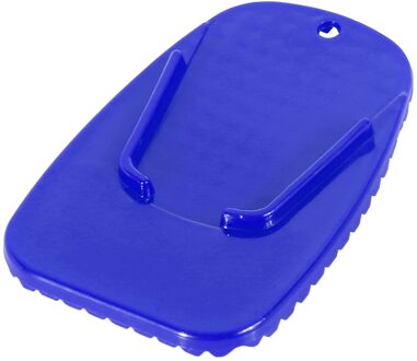 X Autohaux Universele Motorfiets Plastic Kickstand Pad Ondersteuning Plaat Stand Side Stand Extension Pad Kickstand Side Kick Stand Pad 1stk blauw