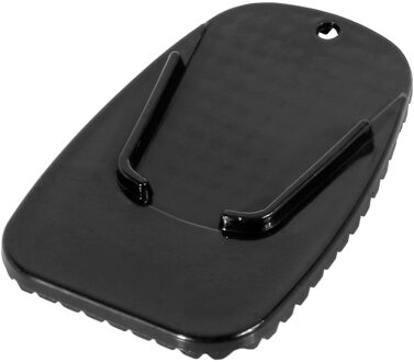 X Autohaux Universele Motorfiets Plastic Kickstand Pad Ondersteuning Plaat Stand Side Stand Extension Pad Kickstand Side Kick Stand Pad 1stk zwart