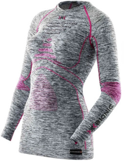 X-Bionic Dames Ski T-shirt voor Warmte en Comfort X-Bionic , Gray , Dames - L/Xl