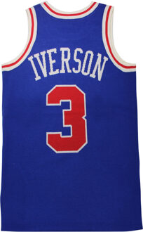 x CLOT M&N Philadelphia 76ers Gebreide Jersey Blauw