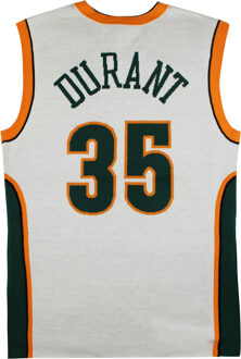 x CLOT M&N Seattle Supersonics Gebreide Kevin Durant Jersey Wit