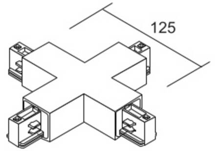 X-connector LKM DALI, wit, 3-fasen, kunststof