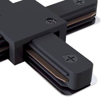 X-connector Railsysteem, 1-fase railsysteem, zwart