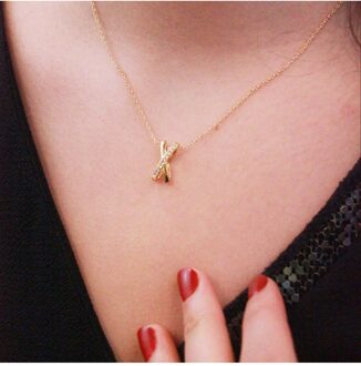 X Duo Hanglamp - Oostenrijks Kristal Wit & Goud - One Size