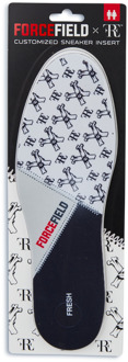 X Fre Fot Drop Insoles Unisex - Zwart - One Size - Gel Insole Black