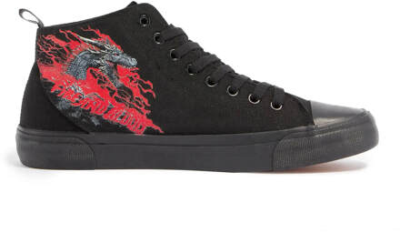 x Game of Thrones Fire And Blood All Black Signature High Top - UK 3 / EU 35.5 / US Men's 3.5 / Women's 5
