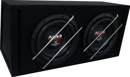 X--ion-Serie LONG STROKE Boom Box Subwoofer 2x 30 liter open box met 2x X10, 2x 1000/600 Watt X10EVOBR2