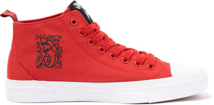 x Jaws Deep Sea Doodle Red Signature High Top - UK11 / EU46 - 45