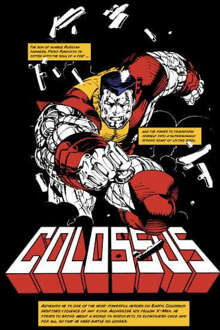 X-Men Colossus Bio Women's Cropped Hoodie - Black - XL Zwart