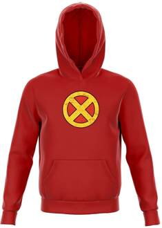 X-Men Emblem Kids' Hoodie - Red - 110/116 (5-6 jaar)