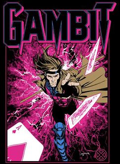 X-Men Gambit Unisex T-Shirt - Black - 3XL Zwart