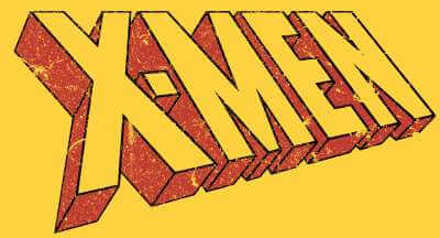 X-Men Retro Logo T-Shirt - Yellow - L Geel