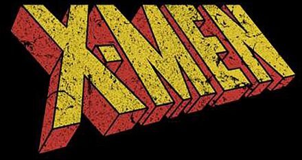 X-Men Retro Logo Unisex T-Shirt - Black - 3XL Zwart