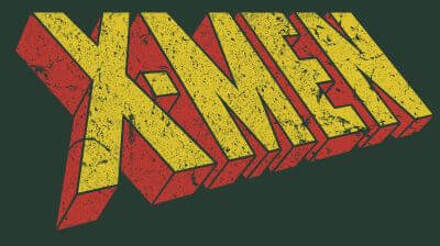 X-Men Retro Logo Women's T-Shirt - Green - L Groen