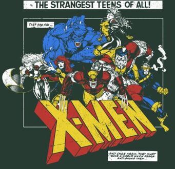 X-Men Retro Team Up Women's T-Shirt - Green - S Groen