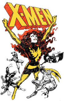 X-Men Rise Of The Phoenix Women's T-Shirt - White - 3XL Wit