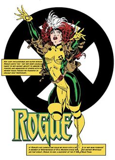 X-Men Rogue Bio Unisex T-Shirt - White - M Wit