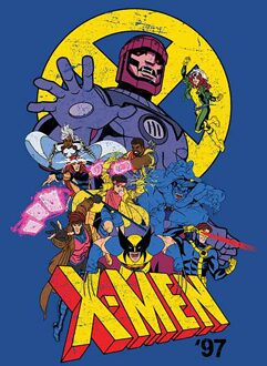X-Men Sentinel Attack Unisex T-Shirt - Blue - M Blauw