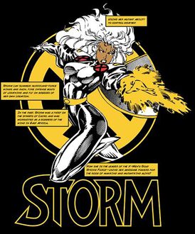 X-Men Storm Bio Unisex T-Shirt - Black - 4XL Zwart