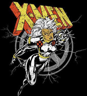 X-Men Storm Women's Cropped Hoodie - Black - L Zwart