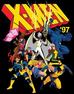 X-Men Team Unisex T-Shirt - Black - L Zwart