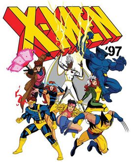 X-Men Team Unisex T-Shirt - White - 4XL Wit