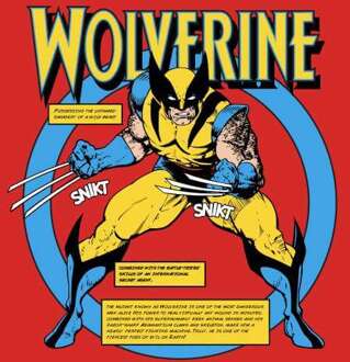X-Men Wolverine Bio Hoodie - Red - L - Rood
