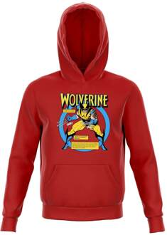 X-Men Wolverine Bio Kids' Hoodie - Red - 98/104 (3-4 jaar)