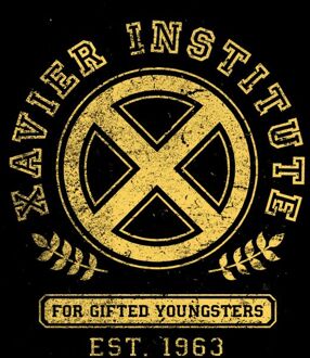 X-Men Xavier Institute For Gifted Youngsters Drk Men's T-Shirt - Black - M - Zwart