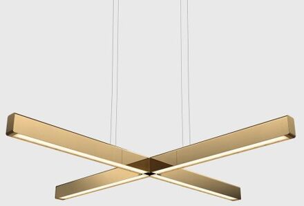 X Model Hanglamp - Gepolijst messing