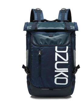 X-Online 033117 student schooltas tiener mode rugzak Blauw