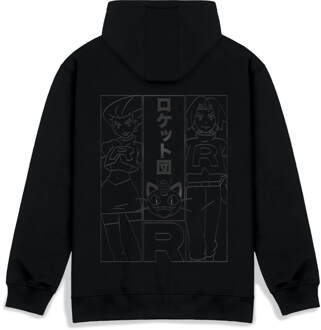 X Pokémon Team Rocket Capuchon - Zwart - M Meerdere kleuren