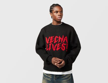 x Stranger Things Vecna Lives Knit, zwart - M