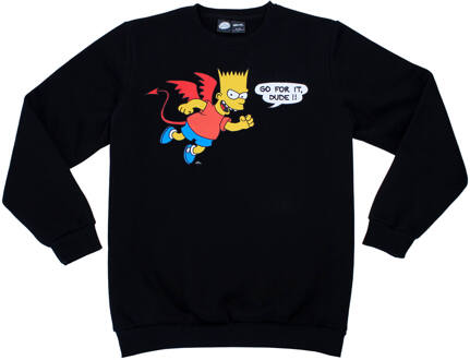 x The Simpsons - Bart Simpson Devil Crewneck Sweatshirt - L