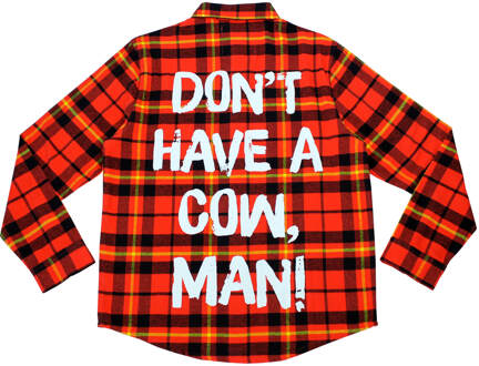 x The Simpsons - Bart Simpson Flannel Shirt - S