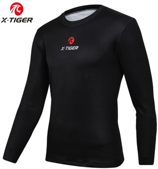 X-TIGER Winter Long Sleeve Warm Cycling Base Layer Bicycle Shirt Fleece Sports Bike Shirt Keep Warm MTB Racing Bike Underwear