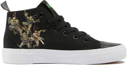 x TMNT Comics Kids' High Top - Black - UK Kids 13 / EU31.5