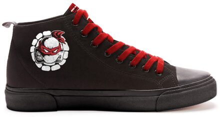 x TMNT Our Master Taught Us Well High Top - Black / Black - UK 7 / EU 40.5 / US Men's 7.5 / US Women's 9