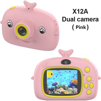 X12 Kinderen Camera 2000W Pixels Ips Scherm Cartoon Digitale Dv Camera Handheld Sport Camcorder Video Recorder Als Kind 04 Dual cameras